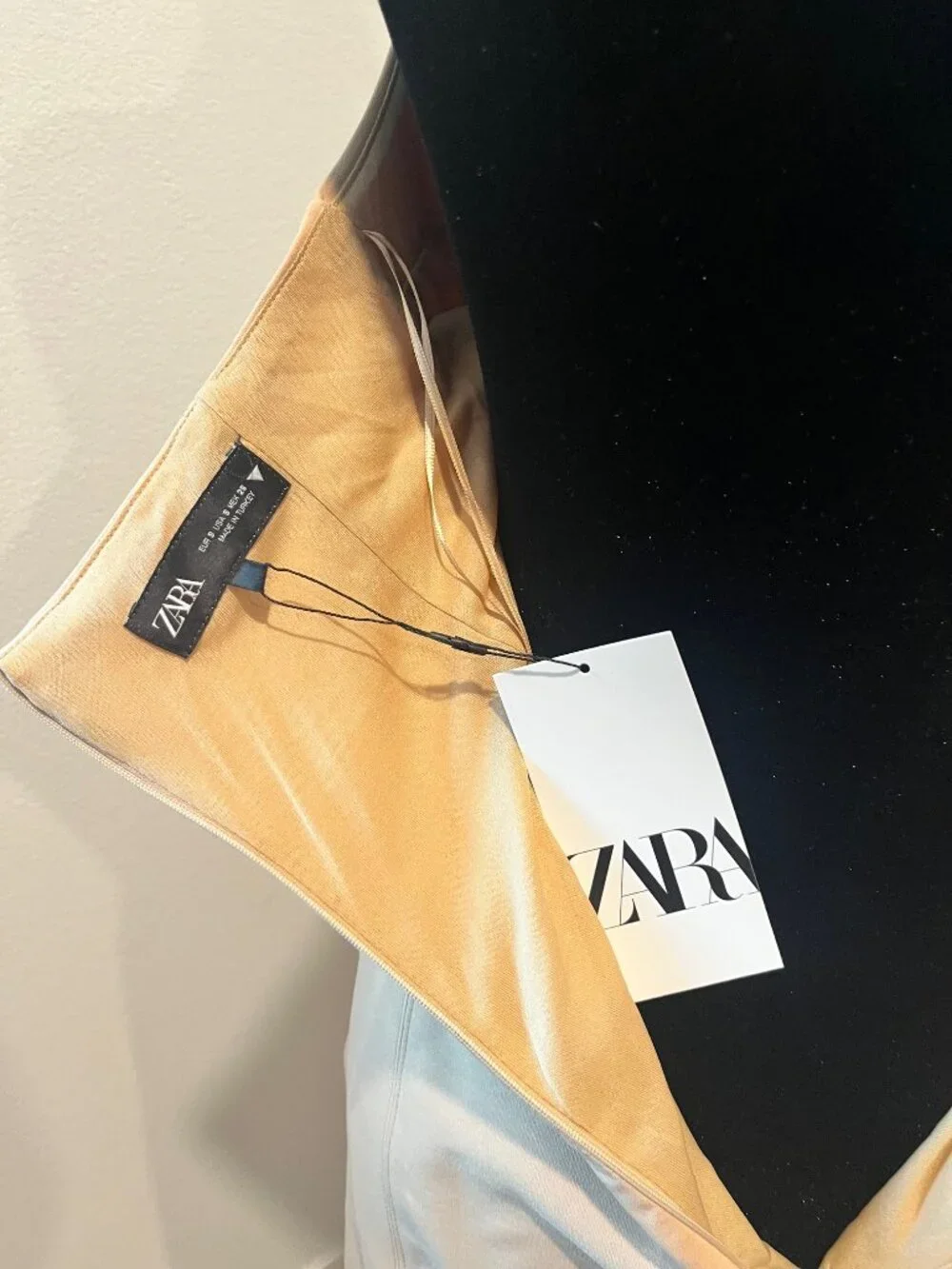 ✨ NWT Zara Taupe Halter Dress – Seamstress Special ✨ - Picture 9 of 13